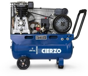 Kompresor pasowy - tłokowy JOSVAL CIERZO C-3/25M-A (230V) (zawór automatyczny) (25L, 3KM, 10BAR) JOSVAL