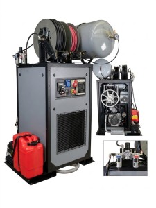 Kompresor spalinowy - generator prądu 2w1 silnik DIESEL KOHLER KDW702 (120L, 12BAR, 17KM)